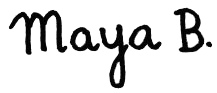 Maya B. Logo